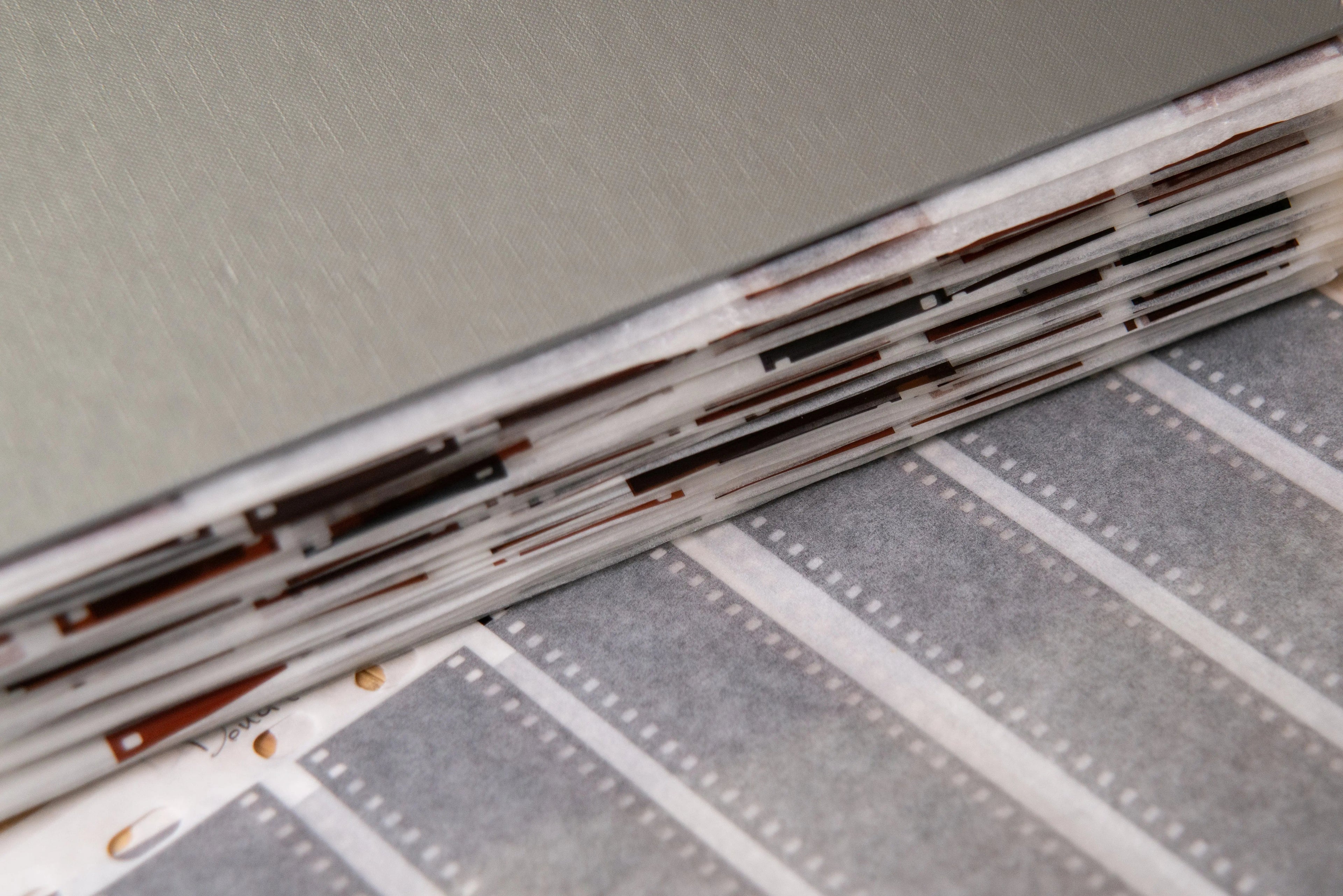Archived film negatives stored at Berlin Photo Studio