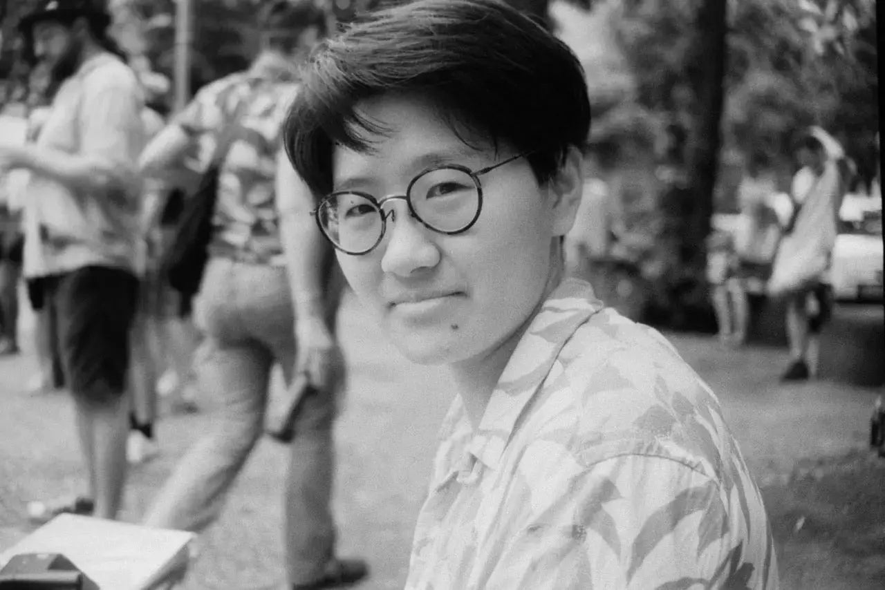 Portrait of Mengfan Yang, photographer and darkroom printer at Berlin Photo Studio