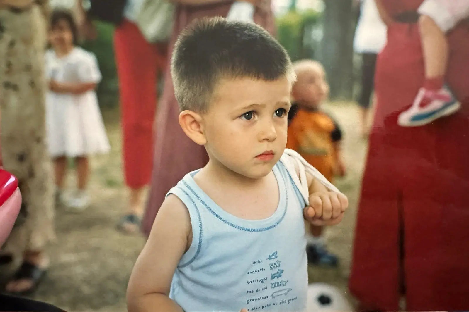 Childhood photograph of Berlin Photo Studio team member Lorenzo Scutti