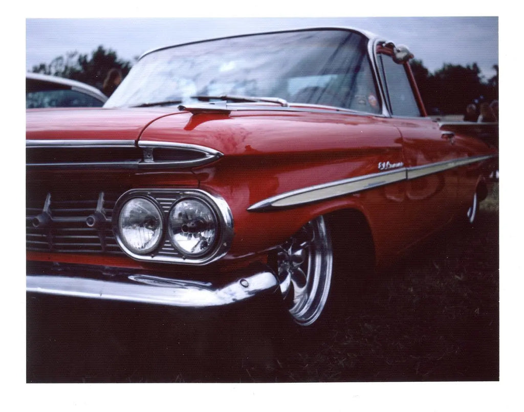 Polaroid 340 Automatic – Vintage Folding Packfilm Camera – analogue camera gallery view 2 of 9