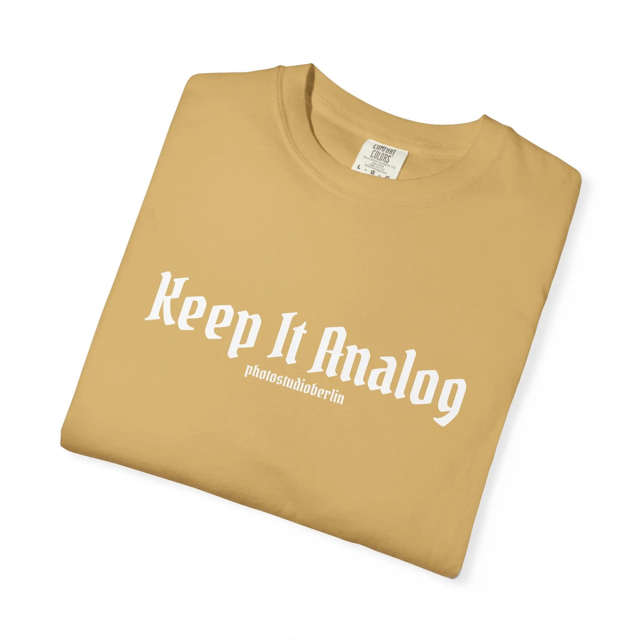 Keep It Analog T-Shirt — Vintage Retro Graphic Tee for Music & Tech Lovers Printify