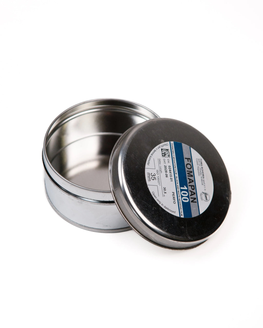 Film Storage Tin — Empty Film Container - Photo Studio Berlin