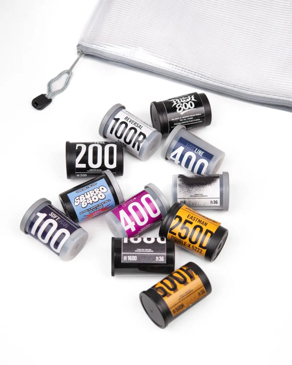 BW / Black & White Film Rolls Pack - 11 Film Rolls Photo Studio Berlin