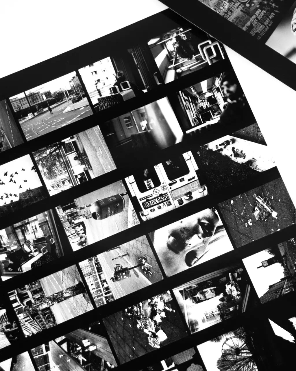 Contact Sheet Print from Scans — 20x30 Fujifilm Premium Photo Studio Berlin
