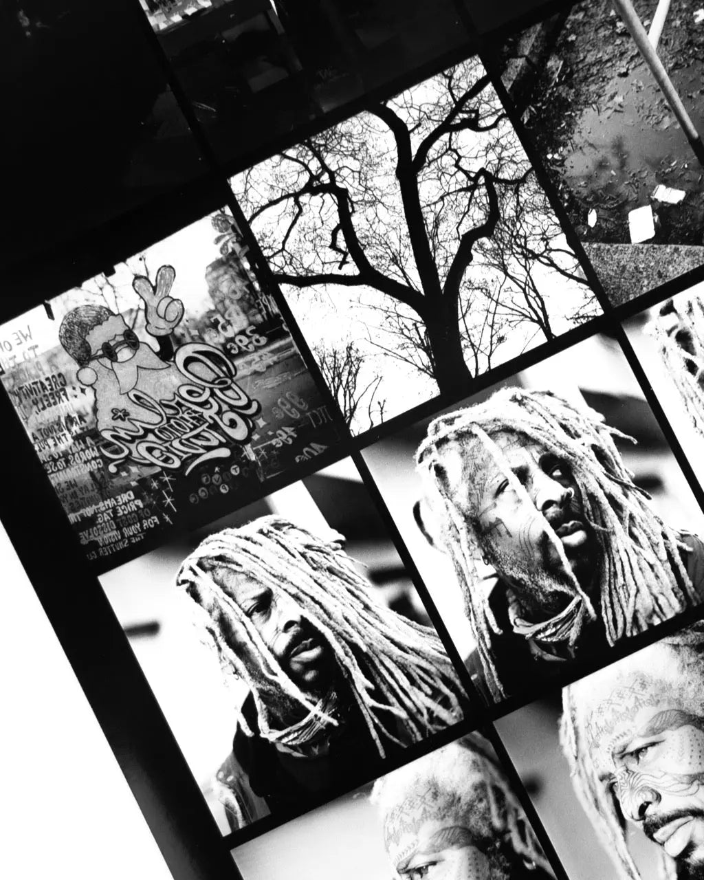 Contact Sheet Print from Scans — 20x30 Fujifilm Premium Photo Studio Berlin
