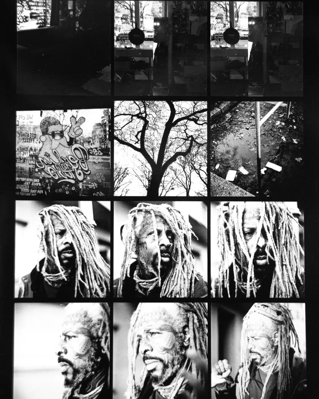 Contact Sheet Print from Scans — 20x30 Fujifilm Premium Photo Studio Berlin
