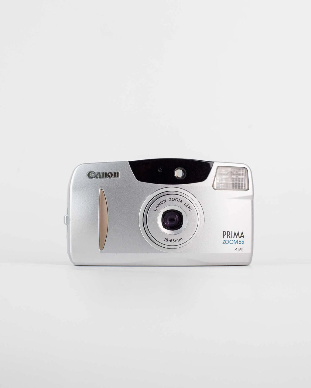 Canon Prima Zoom 65 Produktansicht 2 – fotografierte 35-mm-Filmkamera