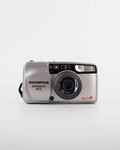 Olympus Superzoom 140 S front view – photographed 35mm film camera