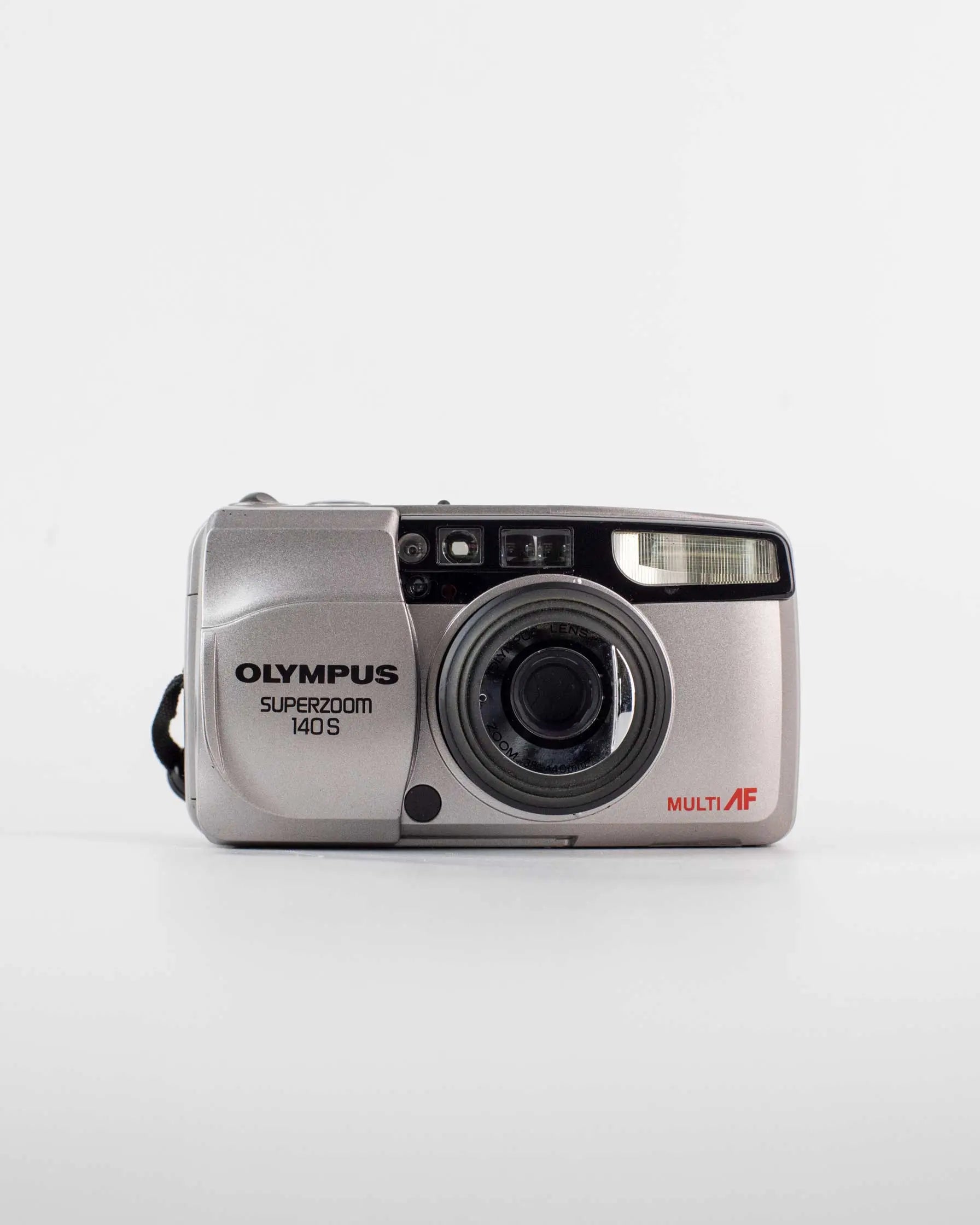 Olympus Superzoom 140 S front view – photographed 35mm film camera