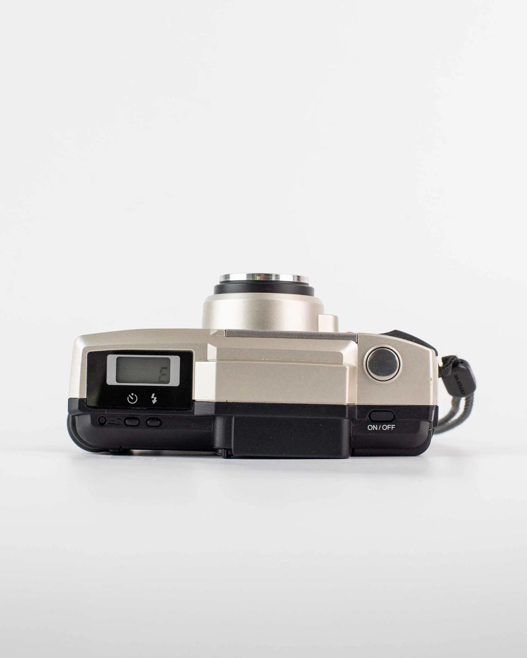 Olympus View Zoom 120 product view 3 – photographed 35mm film camera