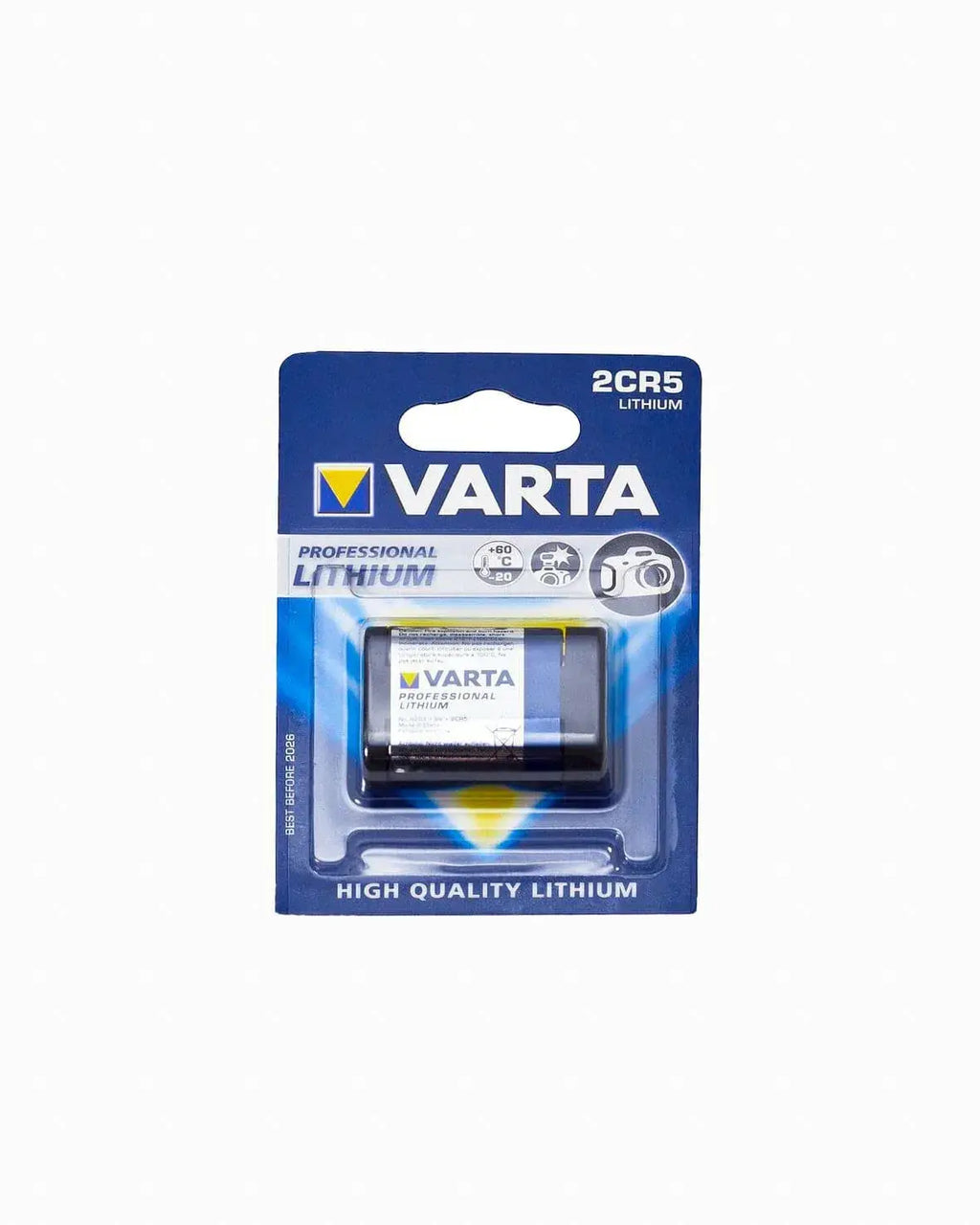 Varta 2CR5 Battery – 6V Lithium Camera Battery - Photo Studio Berlin