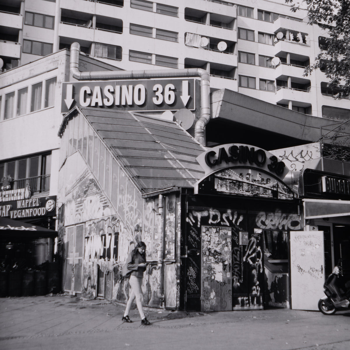 Fomapan R100 / Reversal 100R black-and-white slide film photography sample by Mengfan Yang