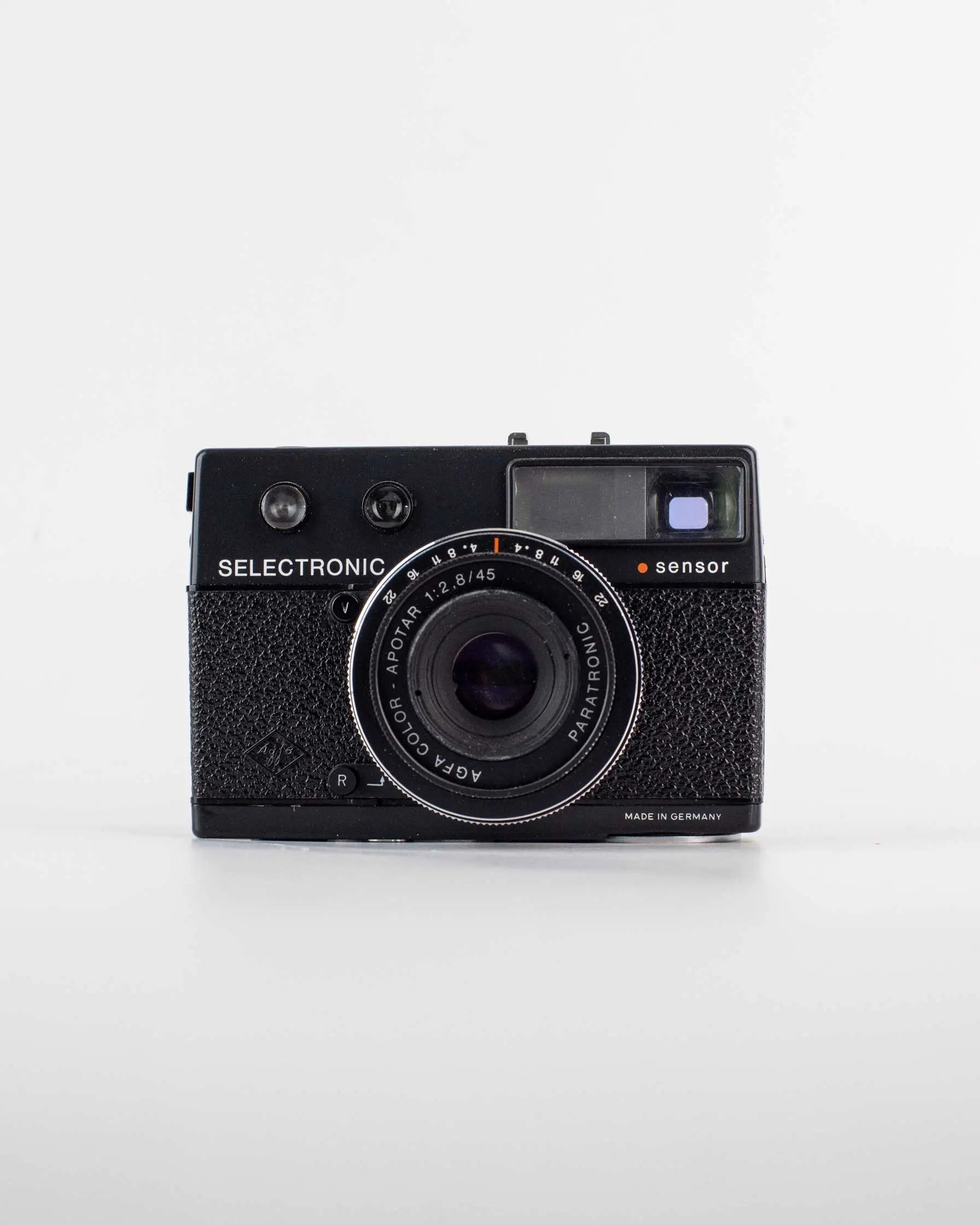Agfa Selectronic Sensor 35mm film camera – view 1