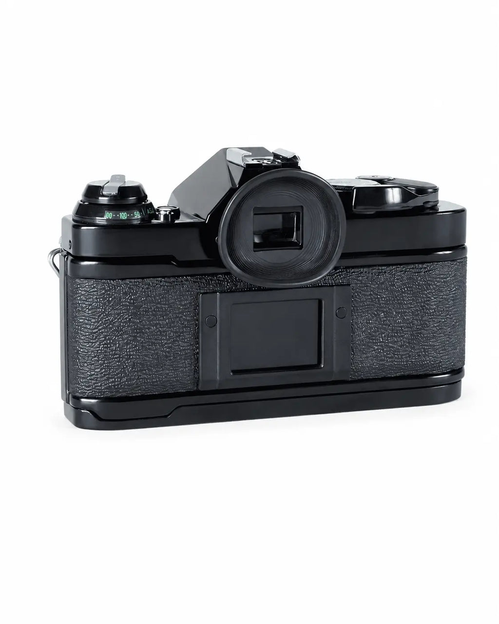 Canon AE-1 Program Black with FD 50mm f/1.8 Chrome Nose – product view 1