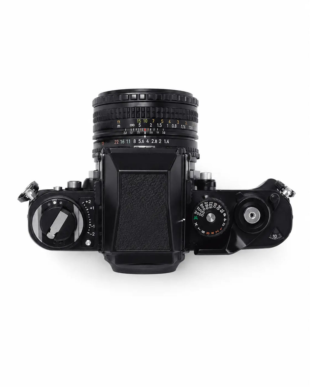 Nikon F3 with Nikkor 50mm f/1.4 – top view
