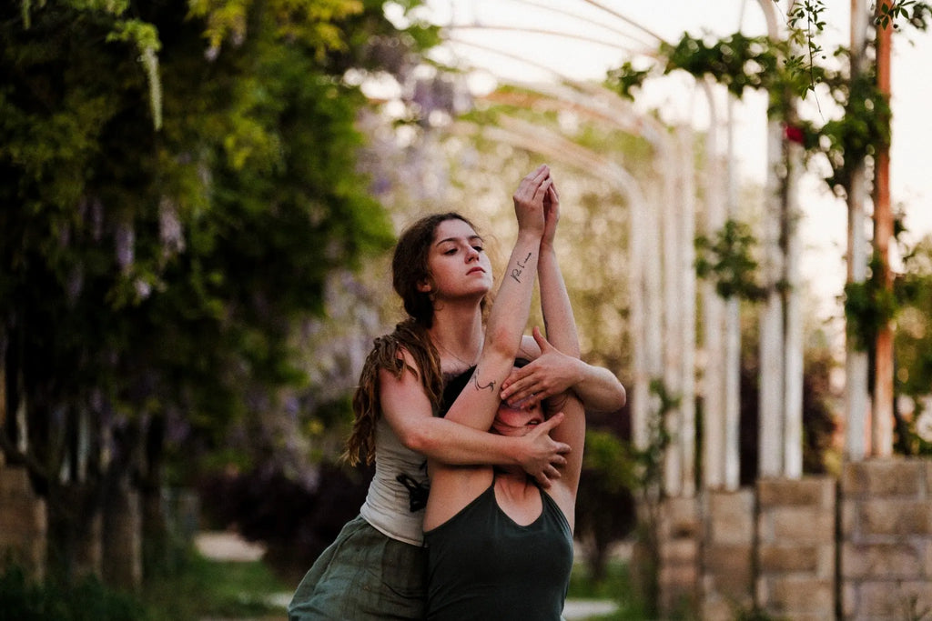 Outdoor contemporary dance performance photographed in natural light